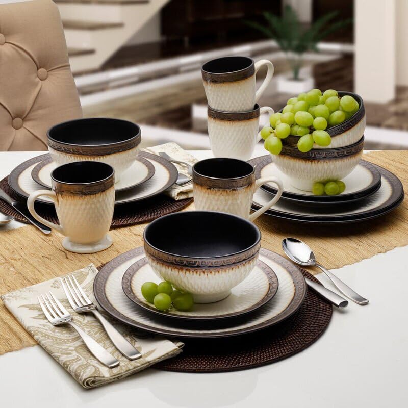Gourmet Basics by Mikasa Sorrento 16-Piece Dinnerware Set