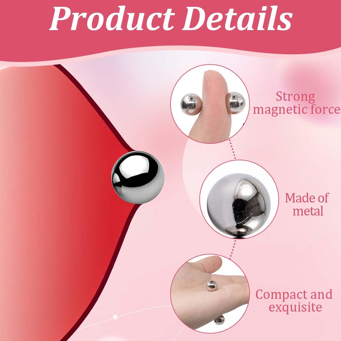4 Pezzi pinze capezzoli, Pinze per capezzoli, Morsetto per capezzoli da donna, 9mm