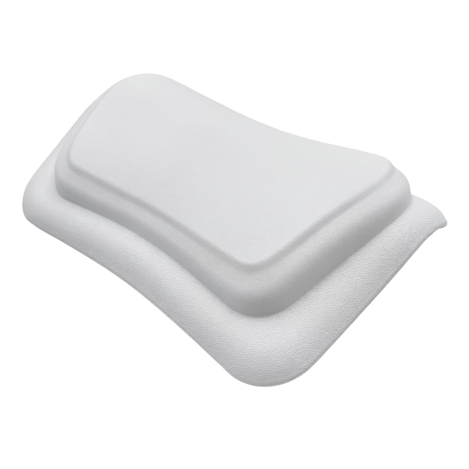 Cuscino Schienale Massaggiante da Bagno con Design E Superficie Impermeabile in Materiale Resistente per Ammortizzare Rigida E Godere Del Relax, Bianco