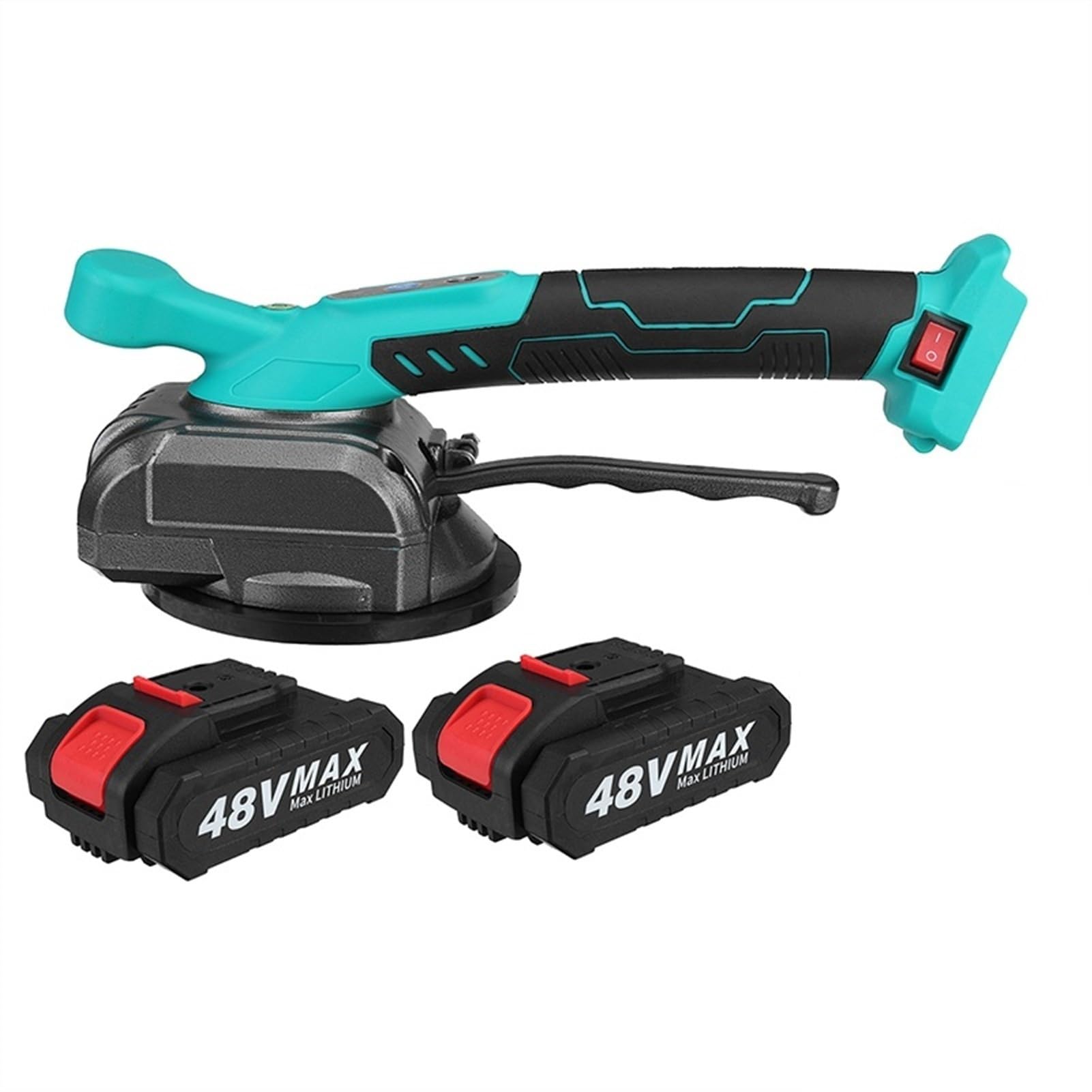 Machine à carreaux 48V avec vibrateur et ventouse réglable à 6 vitesses (2 batteries)