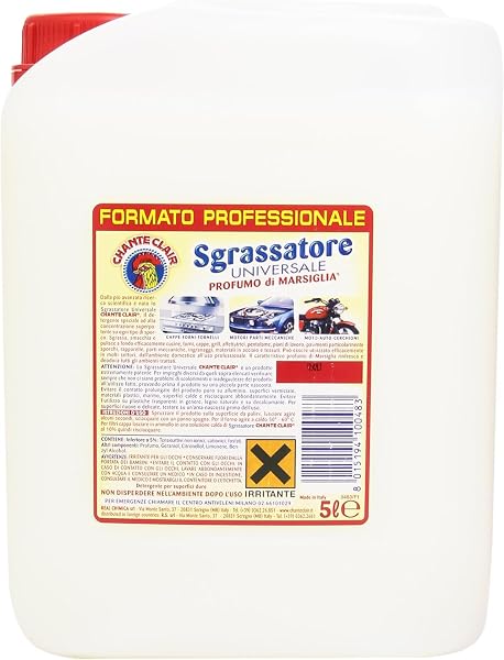 CHANTECLAIR Sgrassatore Universale, Profumo di Marsiglia - 5000 ml - 1