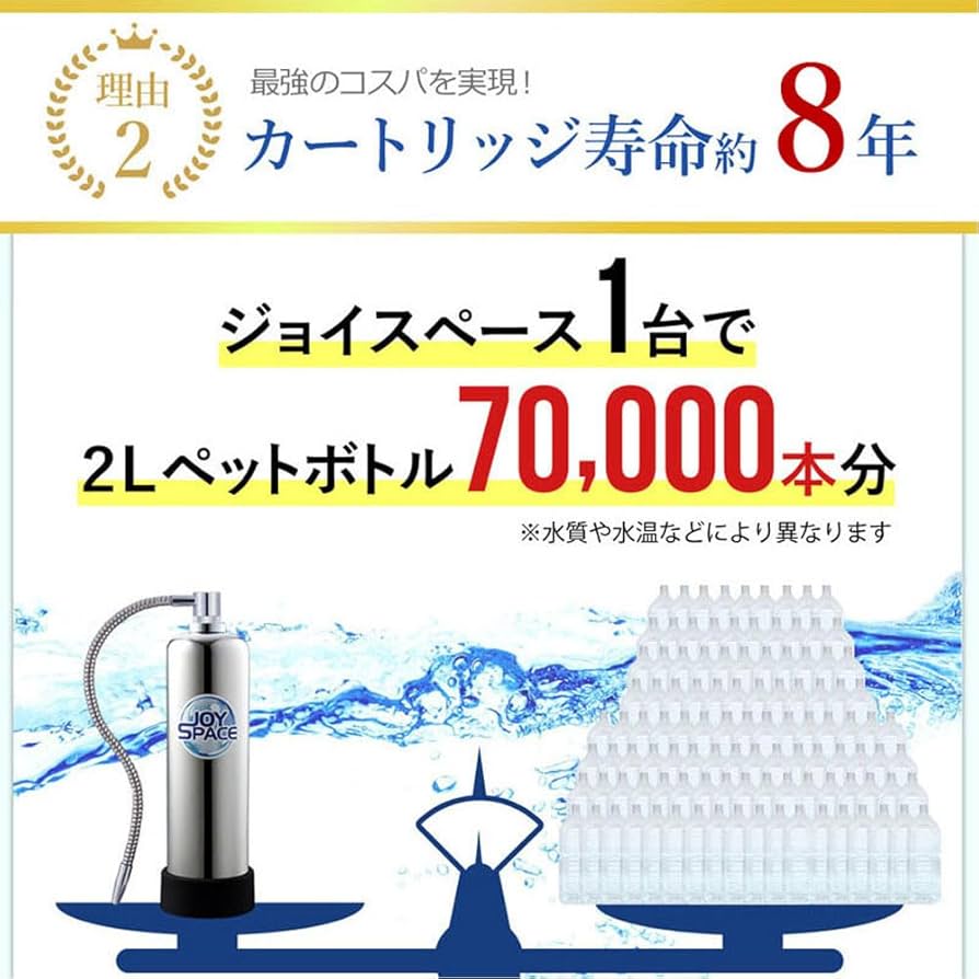 新品未使用　ドリームバンク　浄水器　8年カートリッジ交換不要 8年 逆流洗浄 Amazon | ドリームバンク 浄水器 8年 カートリッジ 交換不要