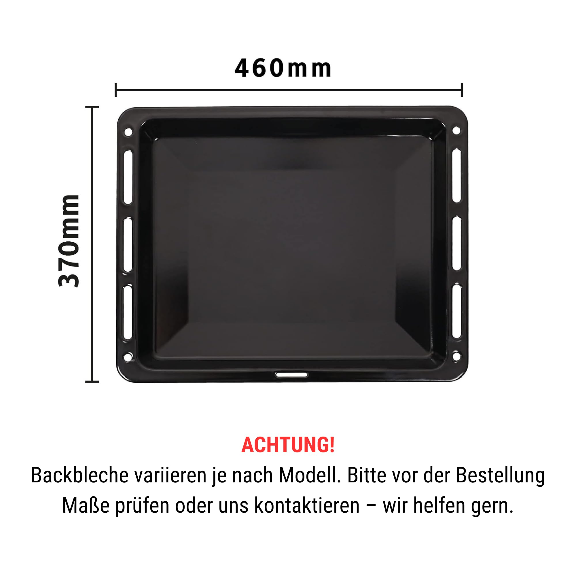 Teglia Da Forno Antiaderente 45,5x37,5x3 Cm - Compatibile Con Bosch, Siemens, Neff E Constructa - Foto 4