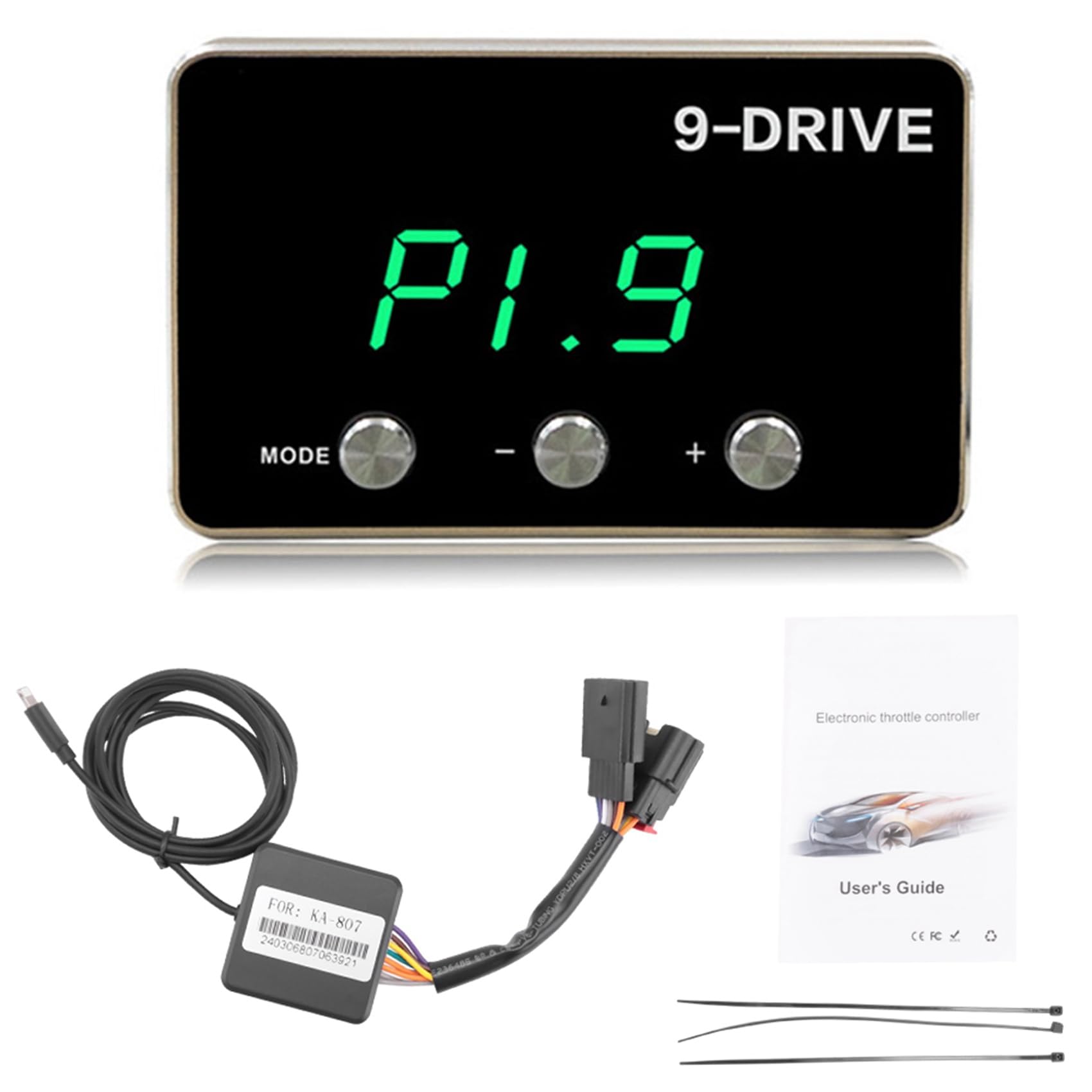 Controlador electrónico del acelerador de acelerador de 9 modos, eficiente para JK RAM 1500