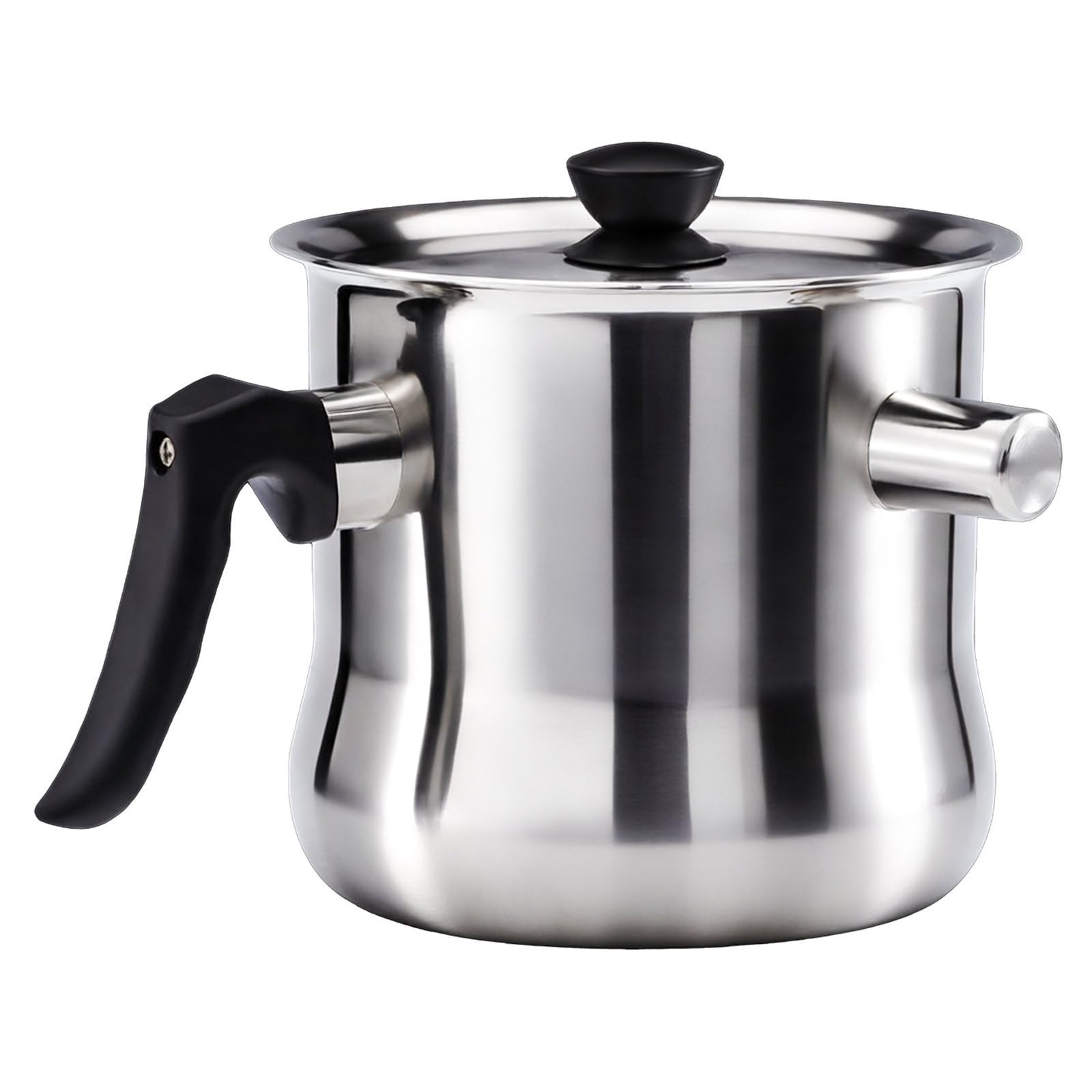 our fave Space Saving Stainless Steel Saucepan with Handle and Whistles Lid for Multipurpose Use Stainless Steel Saucepan