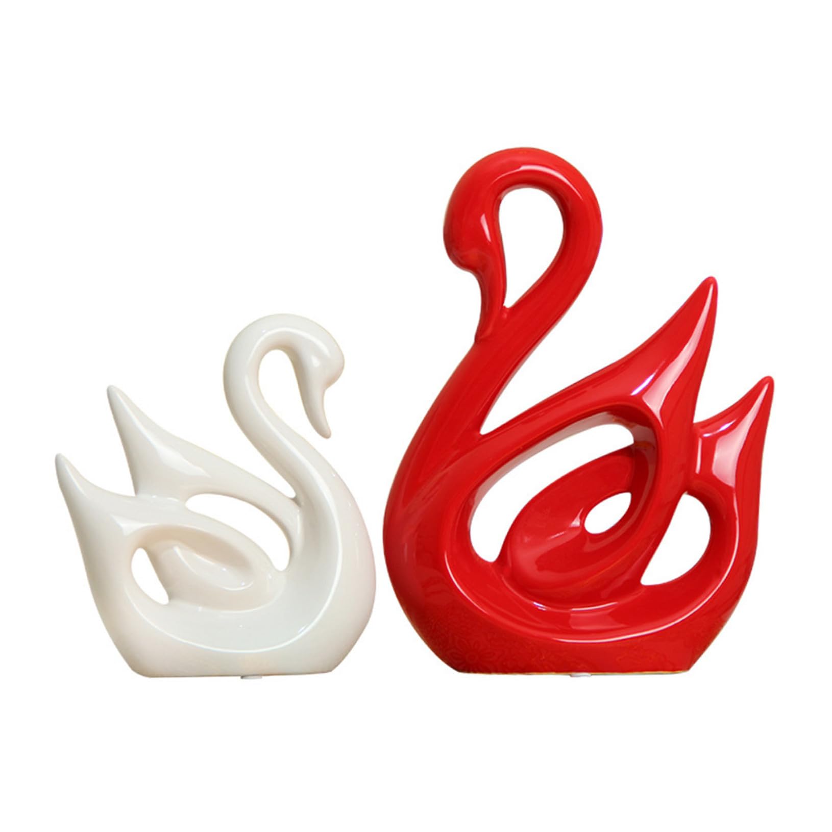 Cygne en céramique artisanale pour sublimer la table du Nouvel An