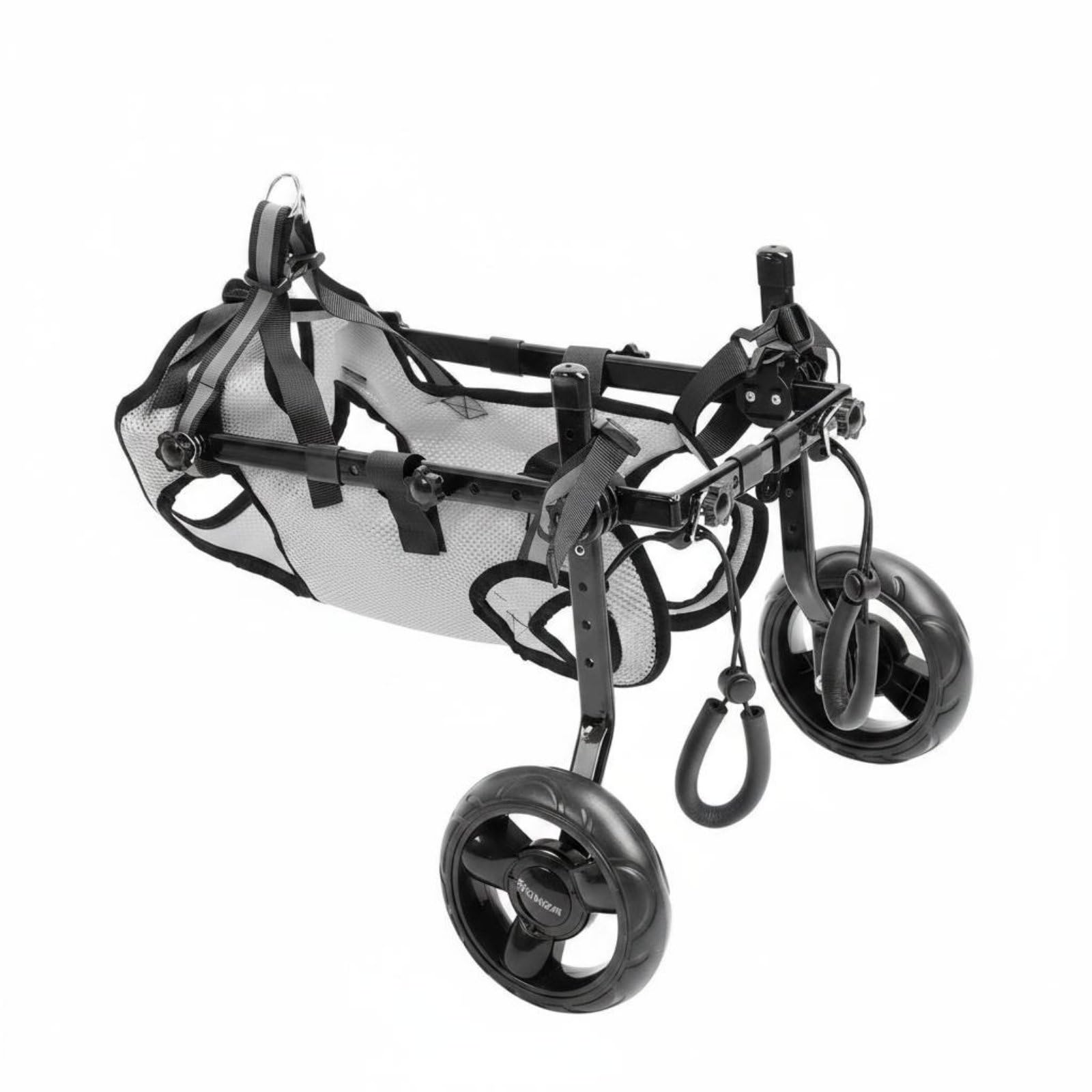 Lightweight Disabled Pet Wheelchair Long-Lasting Rear Leg Dog Wheelchair Stable Support Recovery Dog Chair for Medium Dogs, M, Without Leash|Pet Supplies | Dog Supplies | Strollers-image-49