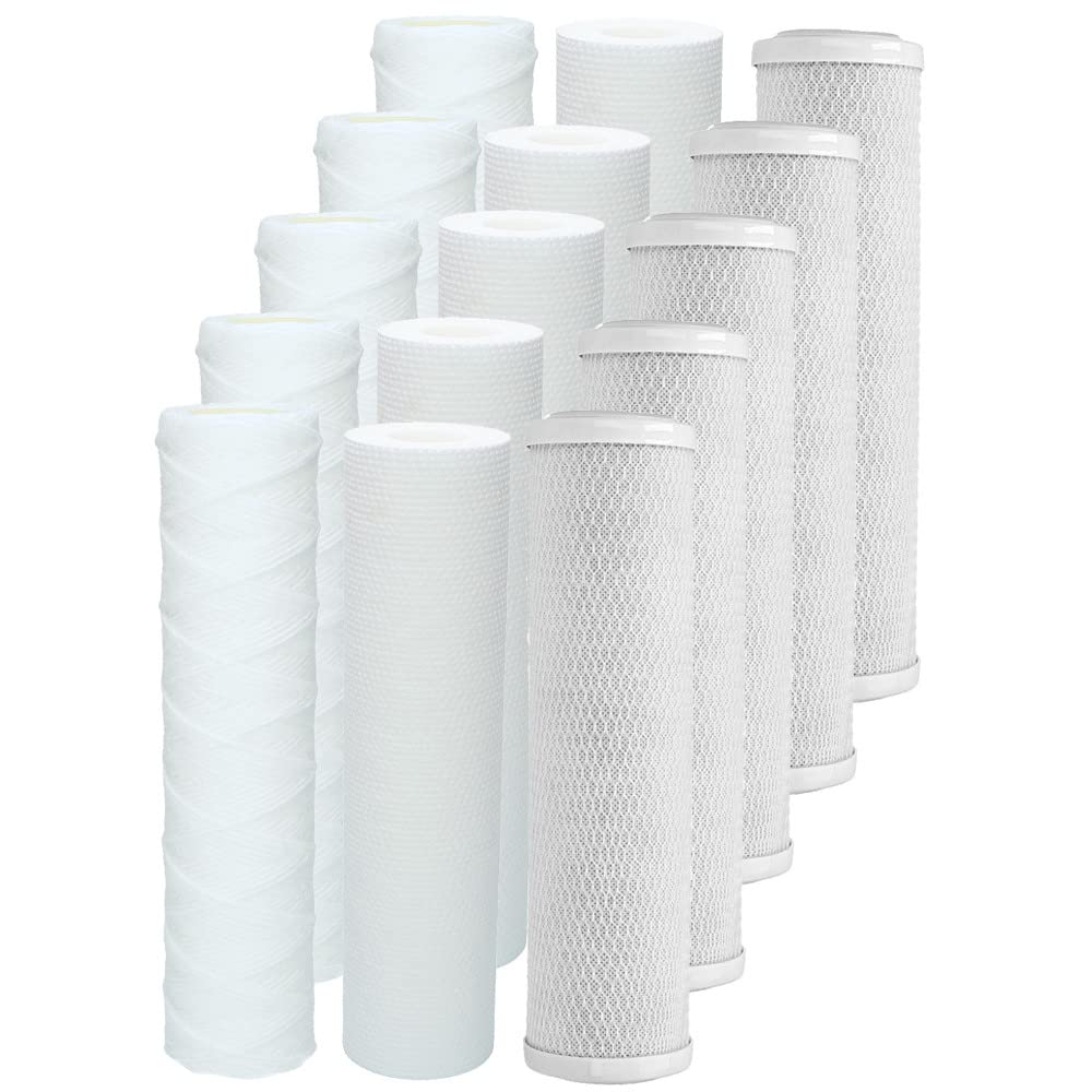 Filtro Acqua Wessper 1 Stadio - Prefiltro Per Tubazioni, Filettatura 1 Pollice, Capacità 2000L - Foto 9