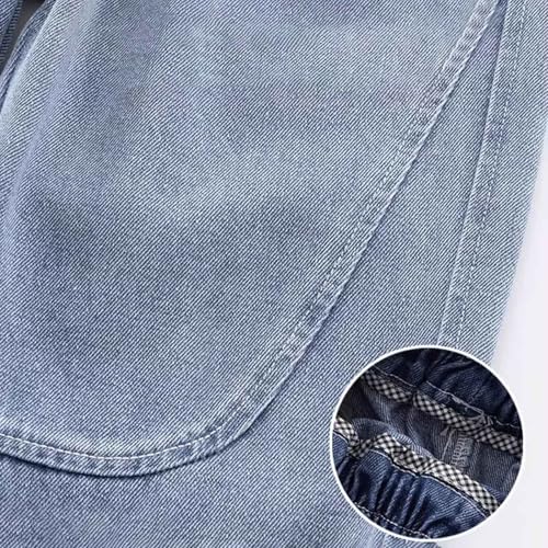 Boys Wide Leg Jeans Casual Trousers Loose Fit Denim Streetwear Pants for Boys4