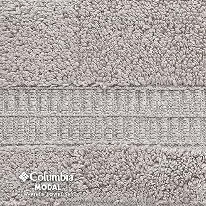 Columbia Modal 6-teiliges Handtuch-Set, Premium Öko-Tex, hergestellt in grüner Baumwoll-Modal-Mischung, super weich und… – Bild 3