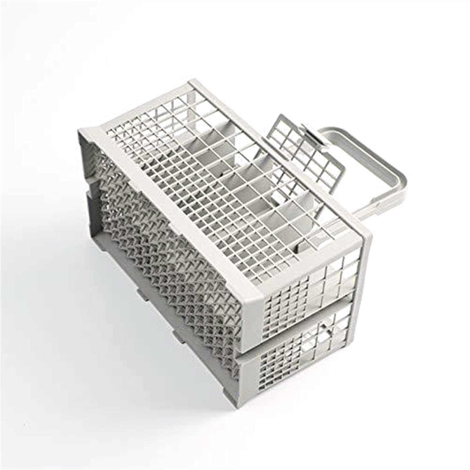 Dish Drainer Rack Geschirrtrocknung Rack Drain Rack Grey 8 Slot Geschirrspüler Besteck Korb Behälter Käfig Küche Geschirrspüler Organizer Lagerkorb Kitchen Dish Drainers Holder