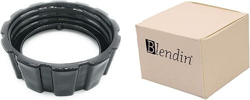Miniatura 7 de Blendin Tapa de plástico para anillo inferior de repuesto, compatible con licuadoras Hamilton Beach 990035900, HB908, 909, 919 (negro)
