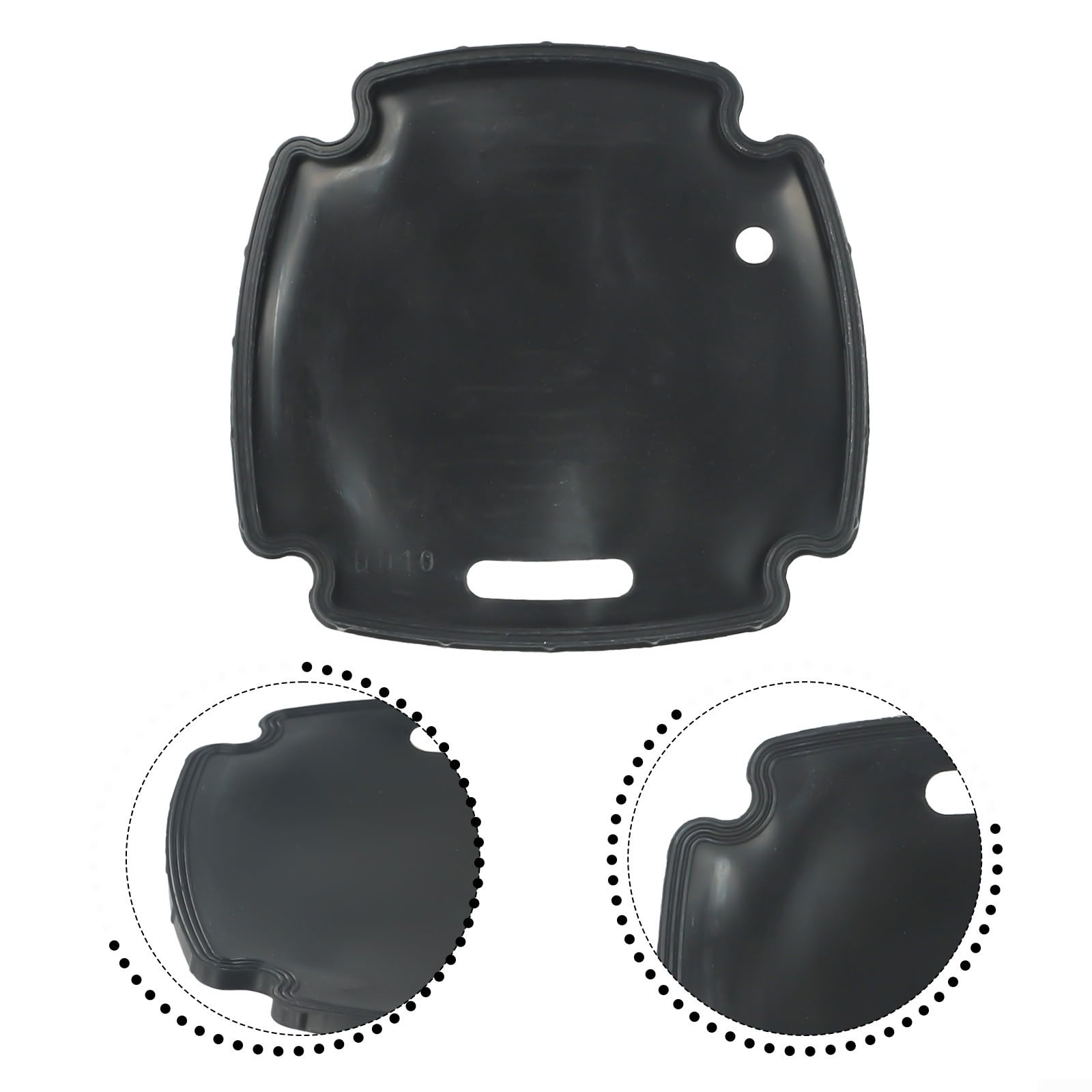 Déflecteur d'huile pour compresseur d'air, rondelle d'étanchéité en caoutchouc pour 1P, 3P, 5P, pièce de rechange noire pour petits accessoires de gaz (1P)