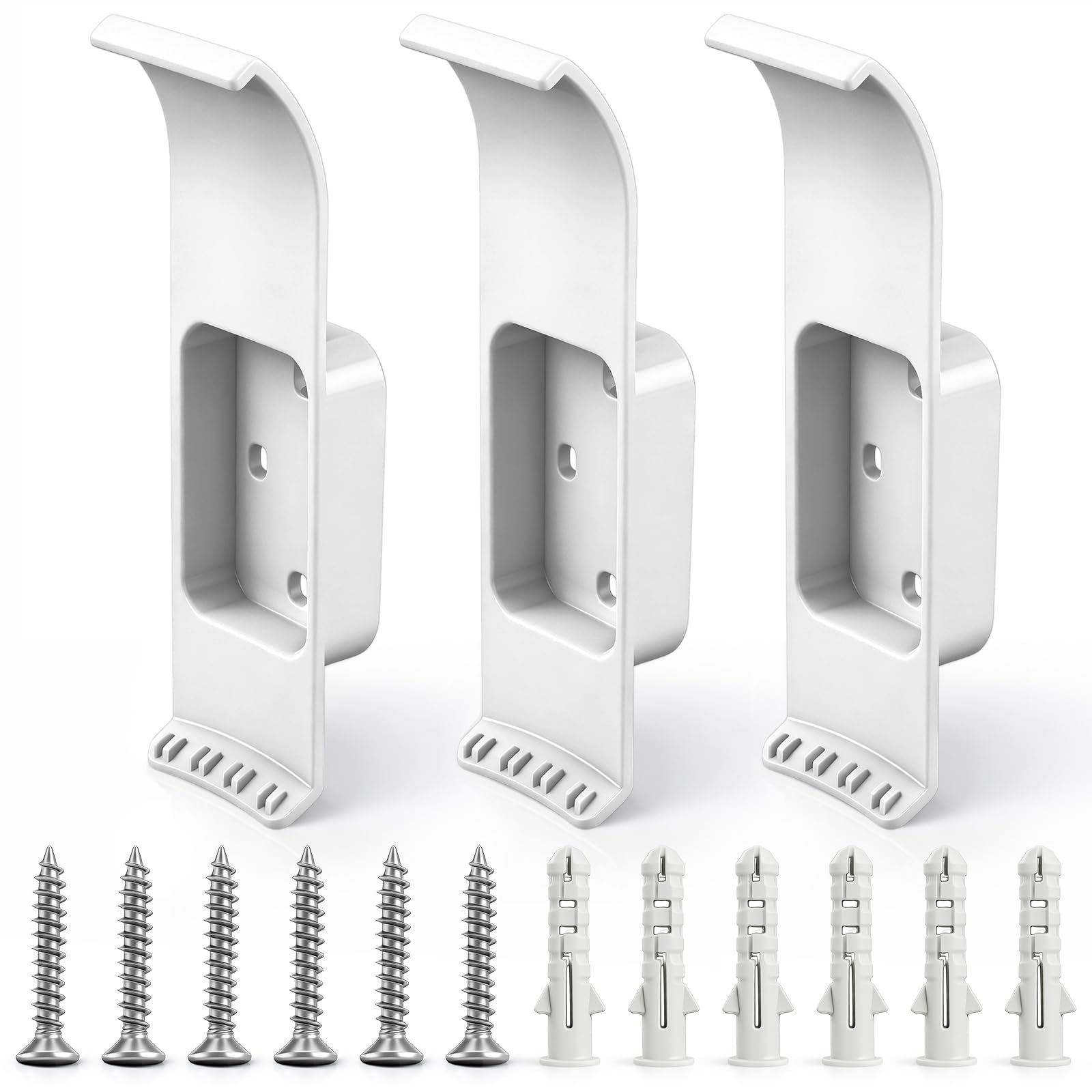 3 Pack Wall Mount Holder Compatible with Eero Max 7, Wall Mount Bracket with Screws, Pla Router Holder Compatible with Eero Max 7, No Messy Wires Space Saving Mesh WiFi