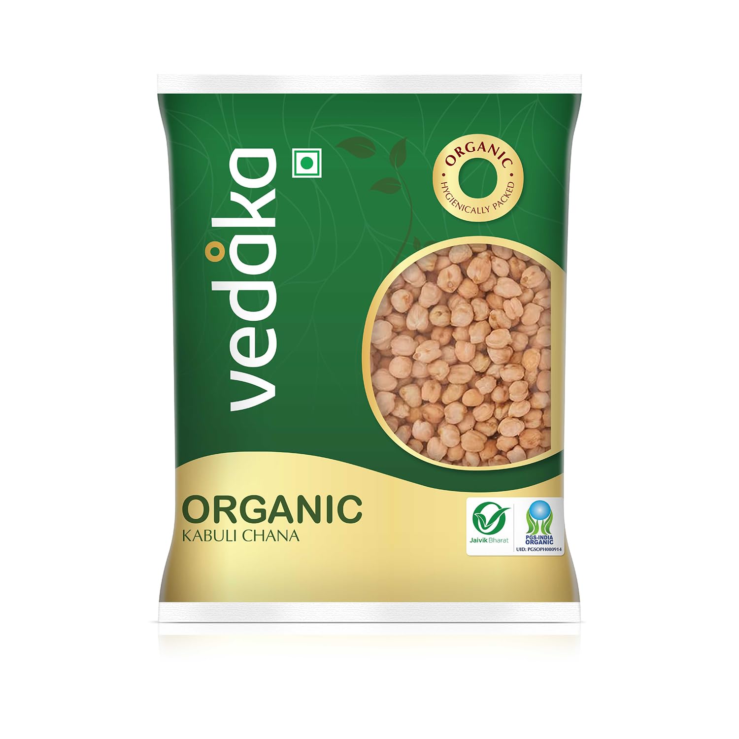 Amazon Brand - Vedaka Organic Kabuli Chana 1 kg