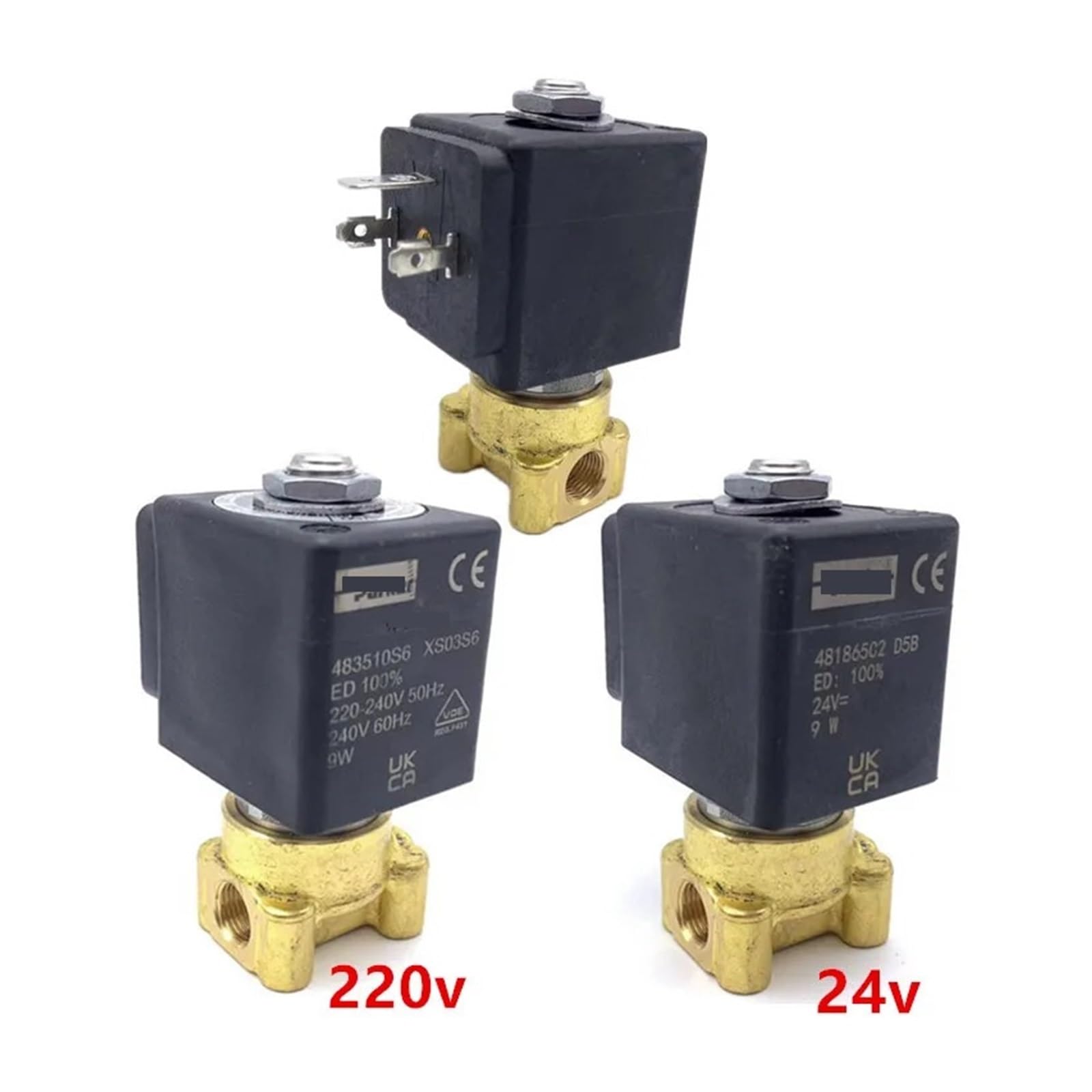 Cafetera E98, Válvula Solenoide De Entrada De Agua De 1/8", 220 V/24 V, Compatible Con FAEMA, Piezas De Cafetera(220V 1pcs)