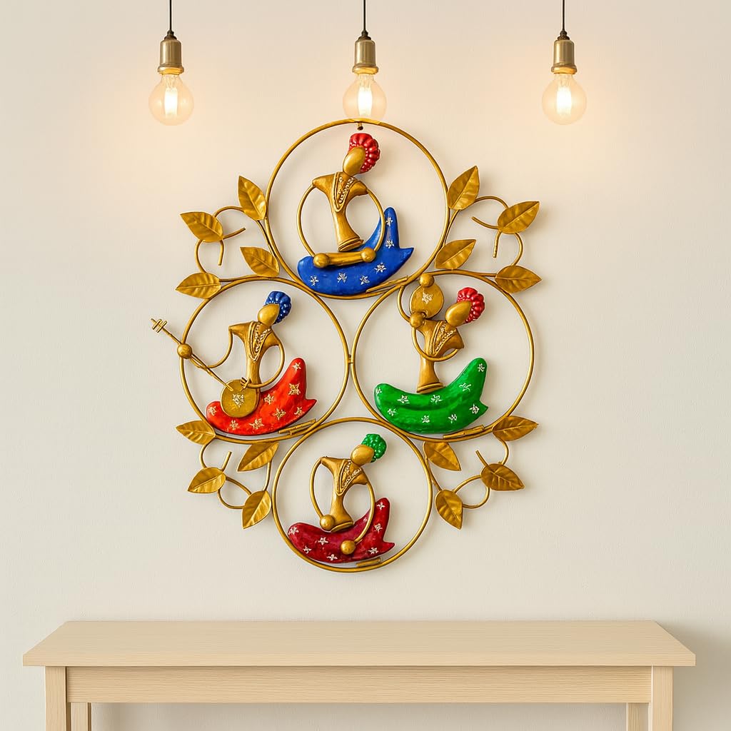 ZXC Metal Musician Doll Frame Wall Decor/Wall Hanging for Living