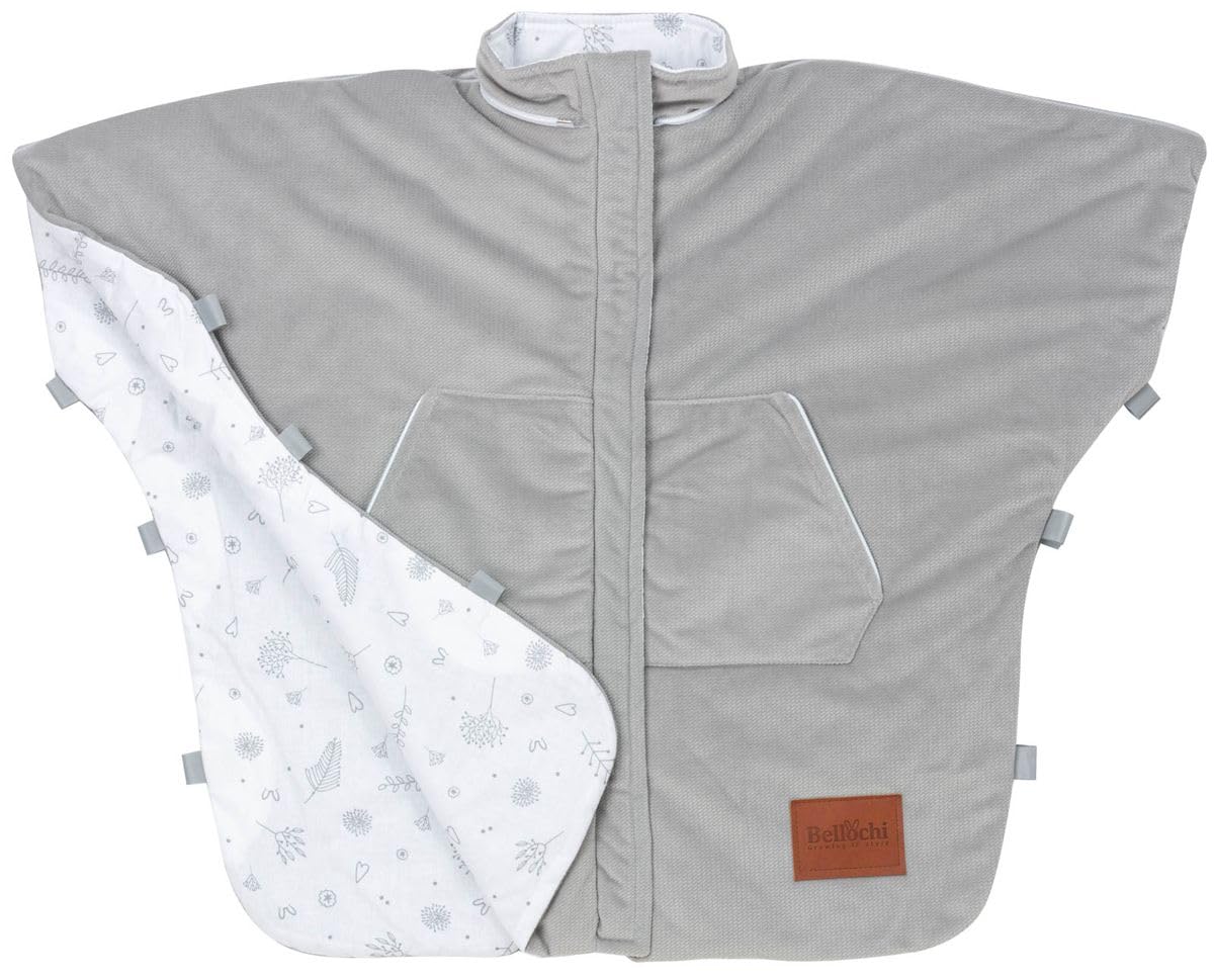 Poncho auto Bellochi universale per bambini 1-6 anni | Cappuccio staccabile | Strisce riflettenti | 80x60cm | Copse
