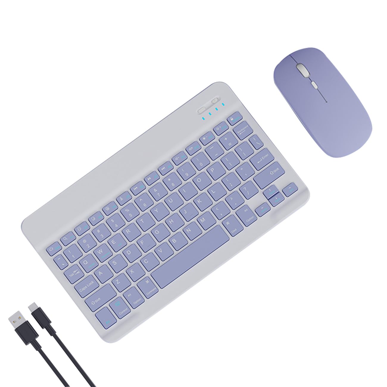 HMHAMA Magnetisch opvouwbaar Bluetooth-toetsenbord, ultradun energiebesparend mini zakformaat BT 5.1 draadloos toetsenbord met numeriek toetsenbord voor iOS/Android/Windows/pc/tablet