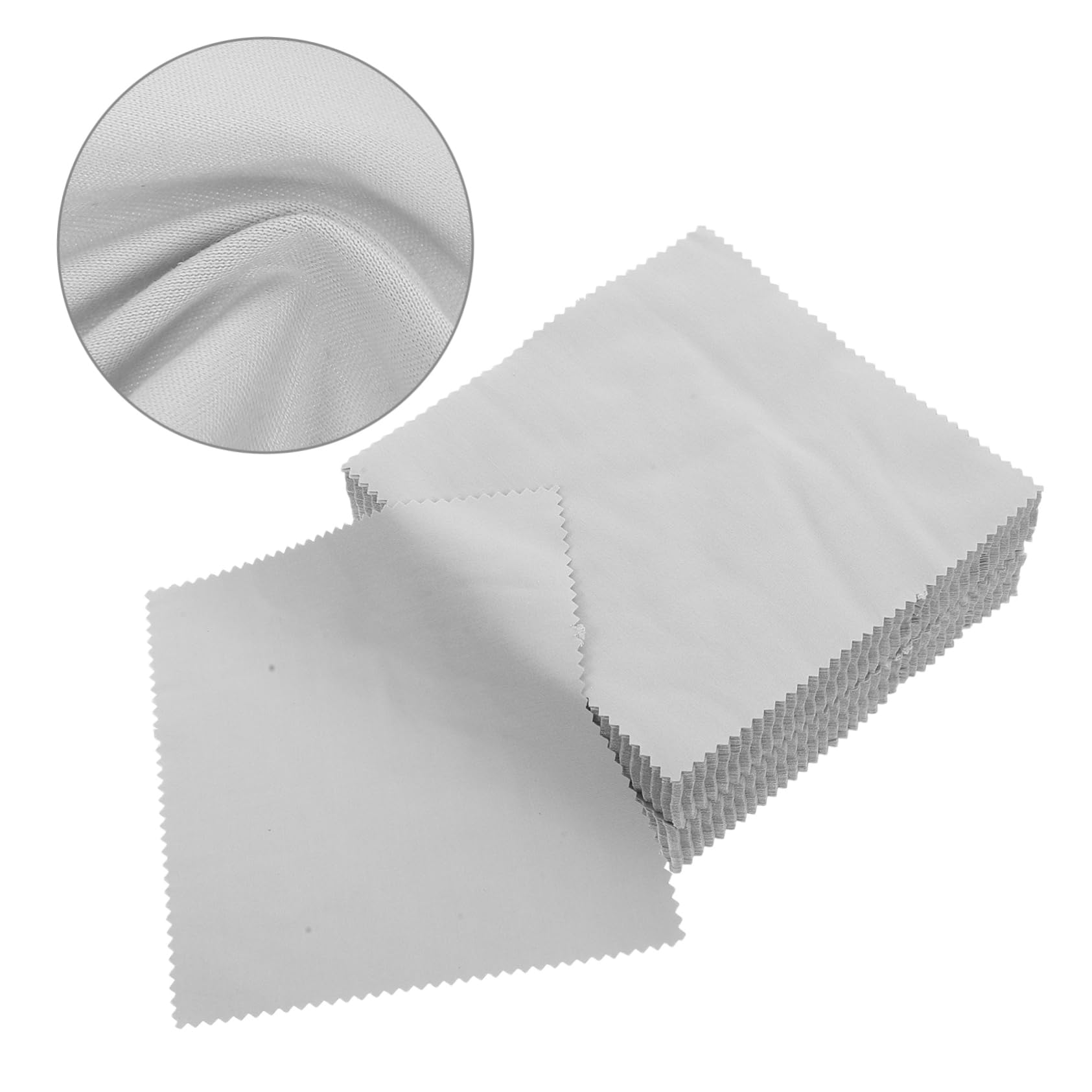 KOMBIUDA Panno in Microfibra per Pulizia Occhiali, senza Pelucchi, Non Graffia le Lenti, 100 Pezzi, per Schermi Smartphone e Superfici Delicate