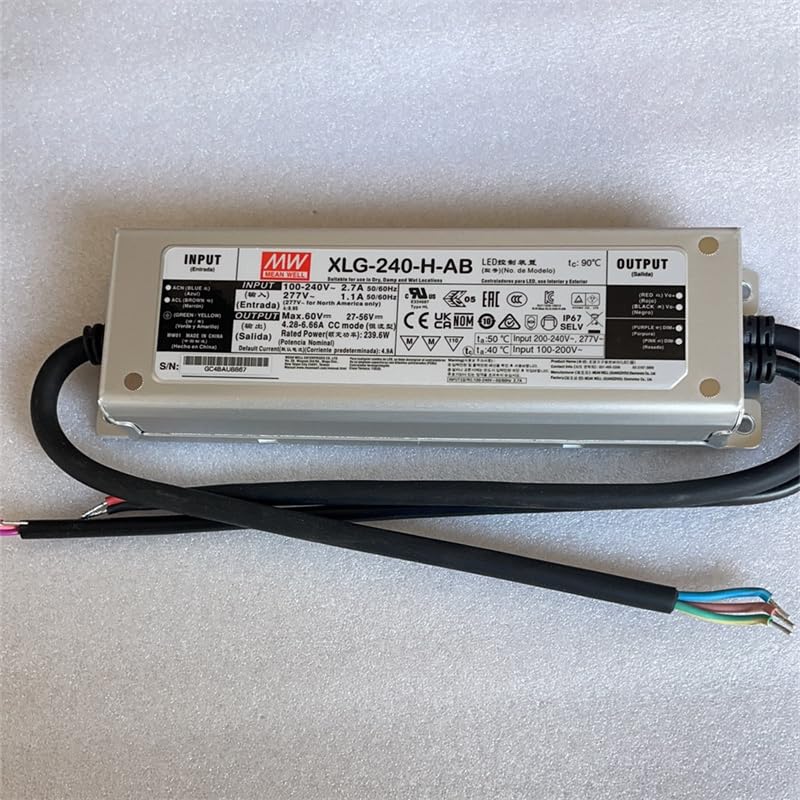 PARREN XLG-240-H-AB Constant Power Mode LED Driver - 2.4 to 6.66A - Curren