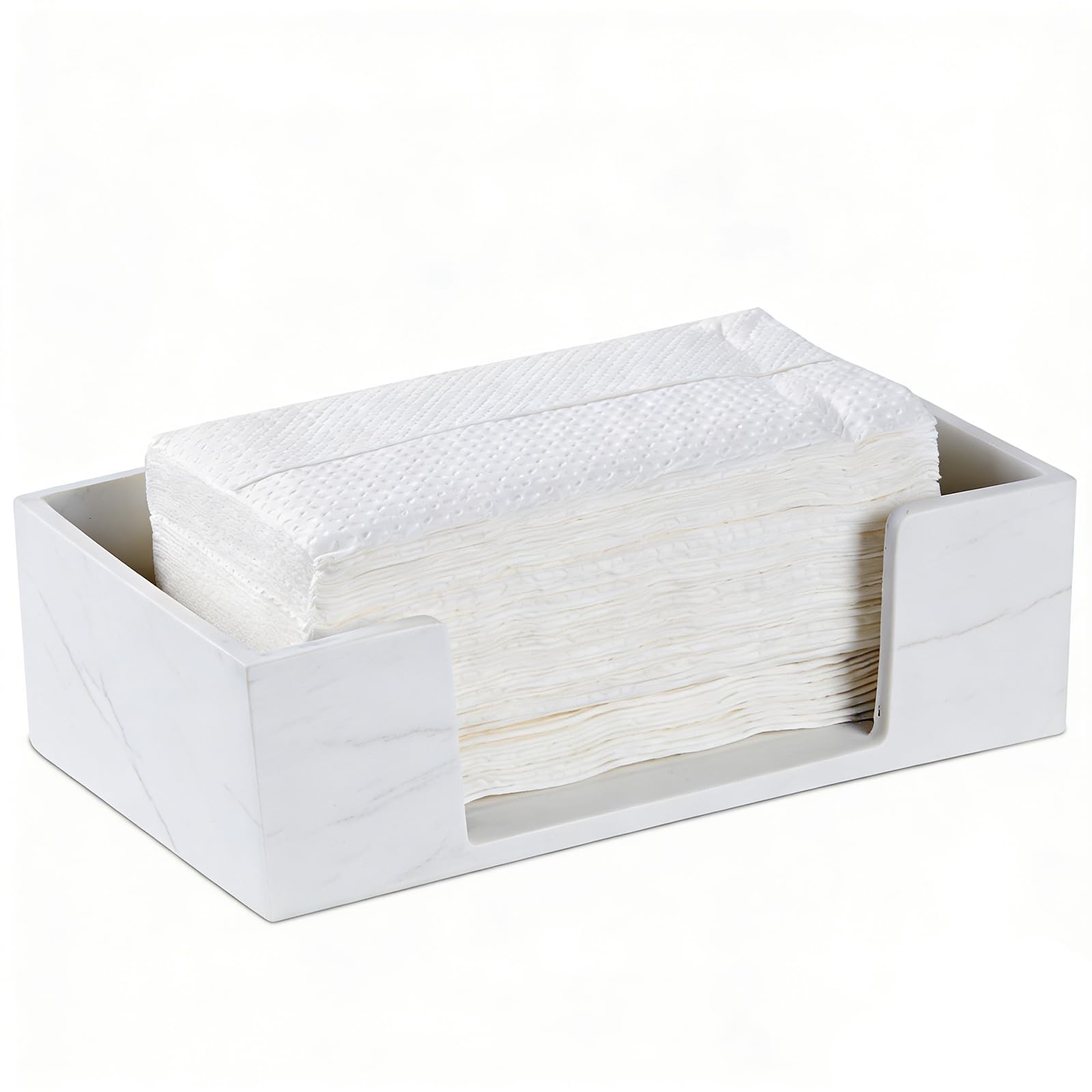 Mumufy 2 Pcs Fold Paper Towel Dispenser Countertop Napkins - View #2