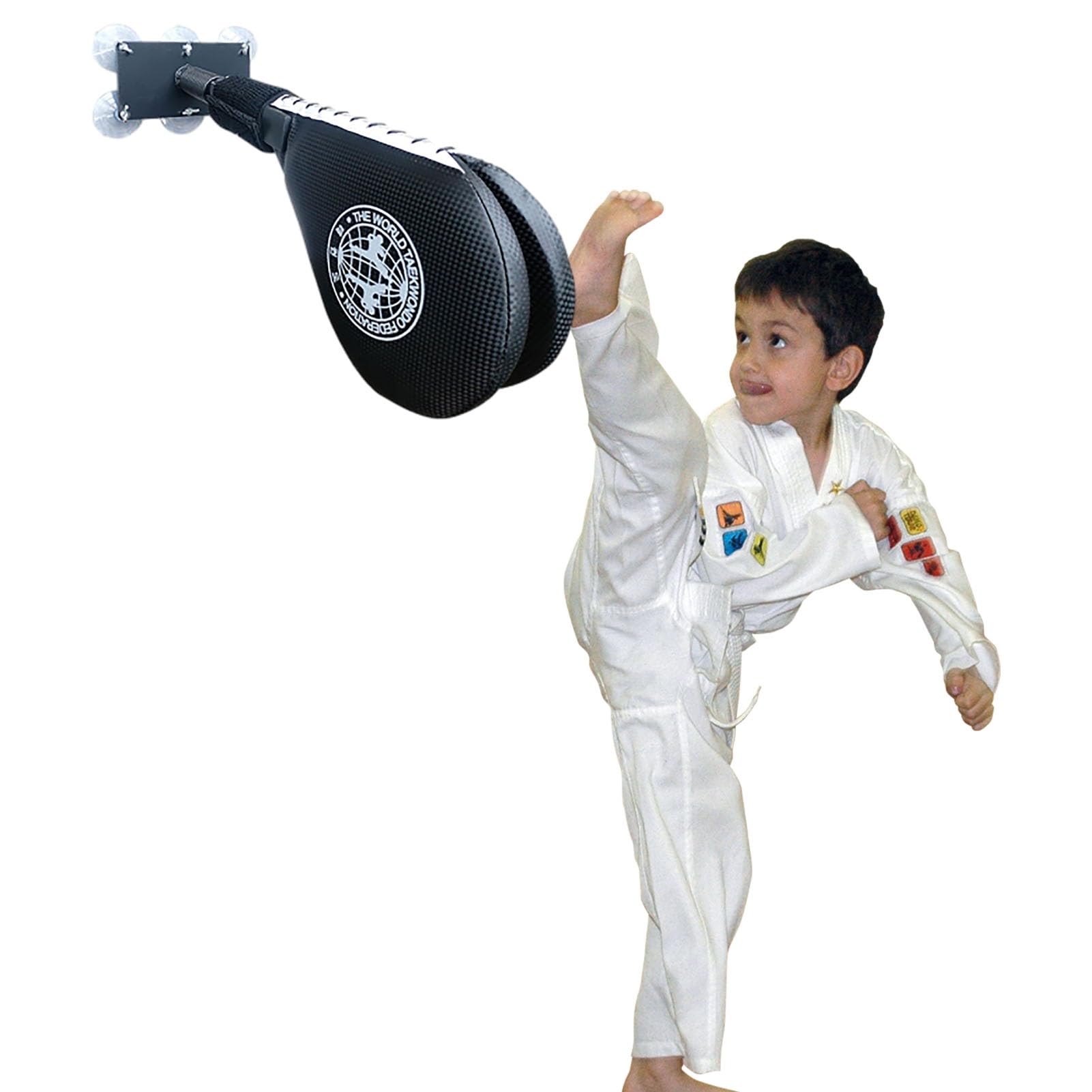 Pad Da Calcio Taekwondo Montaggio A Parete - 3 Bersagli Con Molle, Per Allenamento Arti Marziali E Boxe - Foto 6