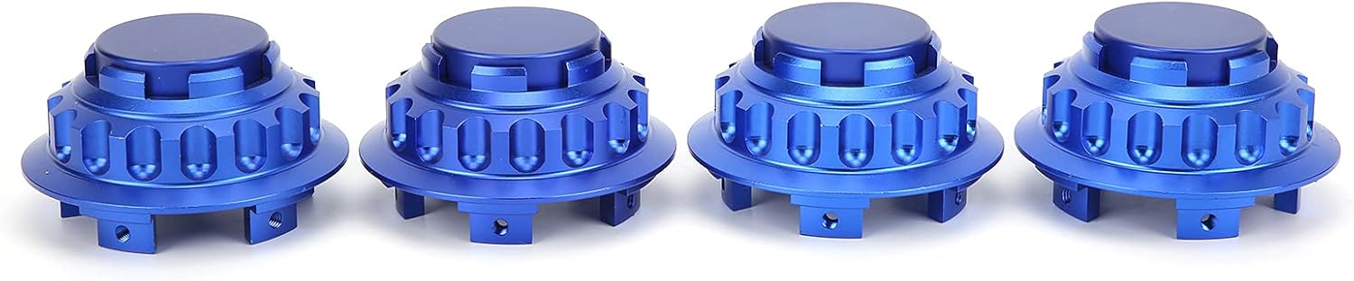 4PCS 3INアルミニウム合金ホイールセンターハブキャップカバー、7PP601149Aの交換用アクセサリ、簡単、、ホイールハブの頑
