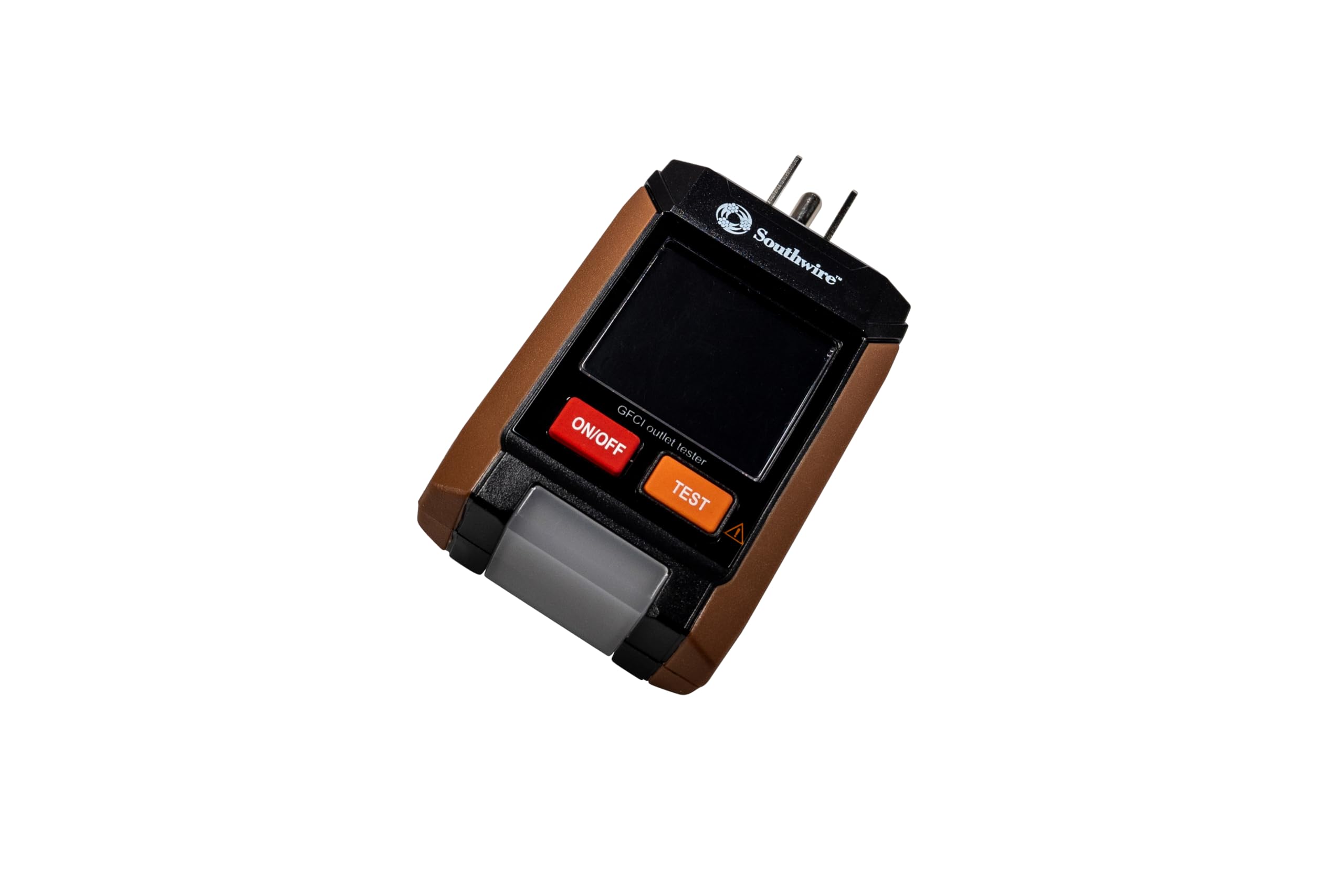 Southwire Probador de receptáculo GFCI con pantalla LCD, 3 clavijas, probador GFCI, 40032S