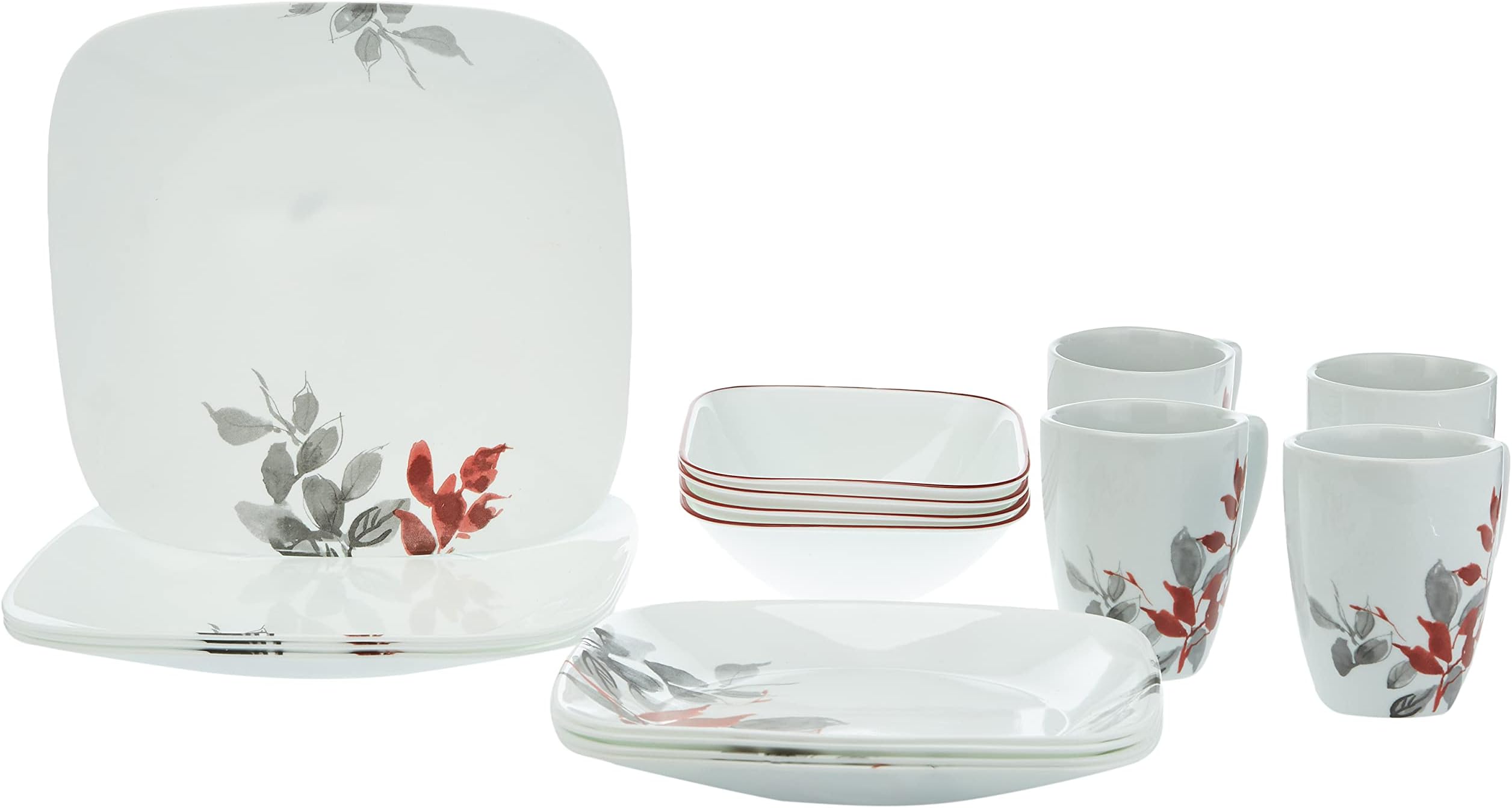 Square Kyoto Leaves 16-pc Set