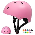 Glaf Toddler Helmet Kids Bike Helmets for 2-8 Years Old Baby Girls Boys Multi-Sport Helmet Adjustable Skateboard Bicycle Helmet Lightweight 2 Sizes for Toddler to Youth (Pink, Small)