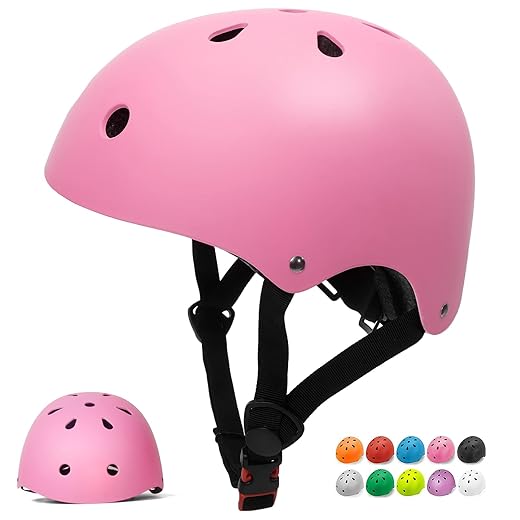 Glaf Kids Bike Helmet Toddler Helmet Children Multi-Sport Helmet CPSC Certified Impact Resistance Ventilation Adjustable Helmet Youth Kids Skateboard Cycling Helmet