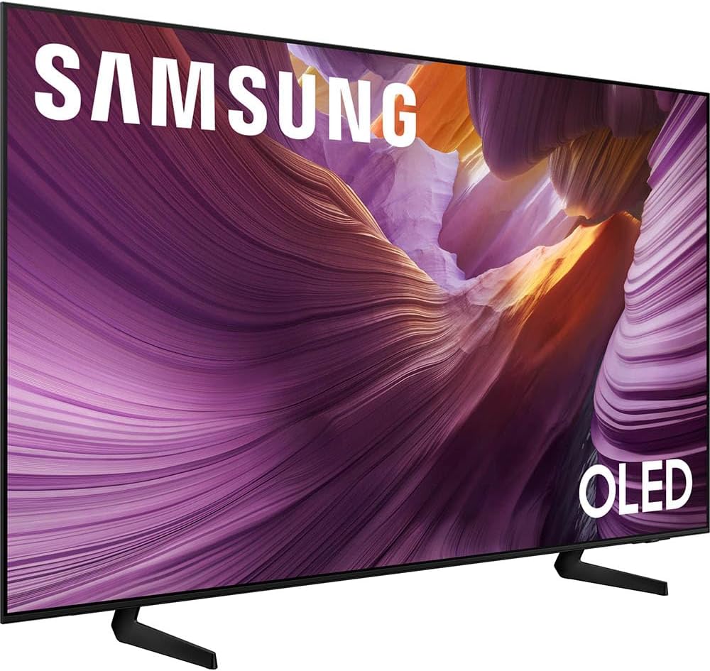 Samsung QN77S85FAEXZA 77 inch OLED HDR 4K S85F Smart TV 2025 (Renewed) Bundle with Deco Gear 6FT HDMI 2.0 Cable and CPS Exclusive 26 Month Protection Pack (BEACH-CPS-26M3500)