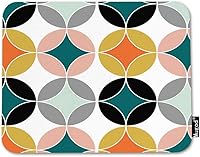 Vista 16 de Mugod Tapete para mouse para mujer, diseño de arte de tribu afrocéntrica, con base de goma antideslizante, para computadora, laptop, juegos, A01