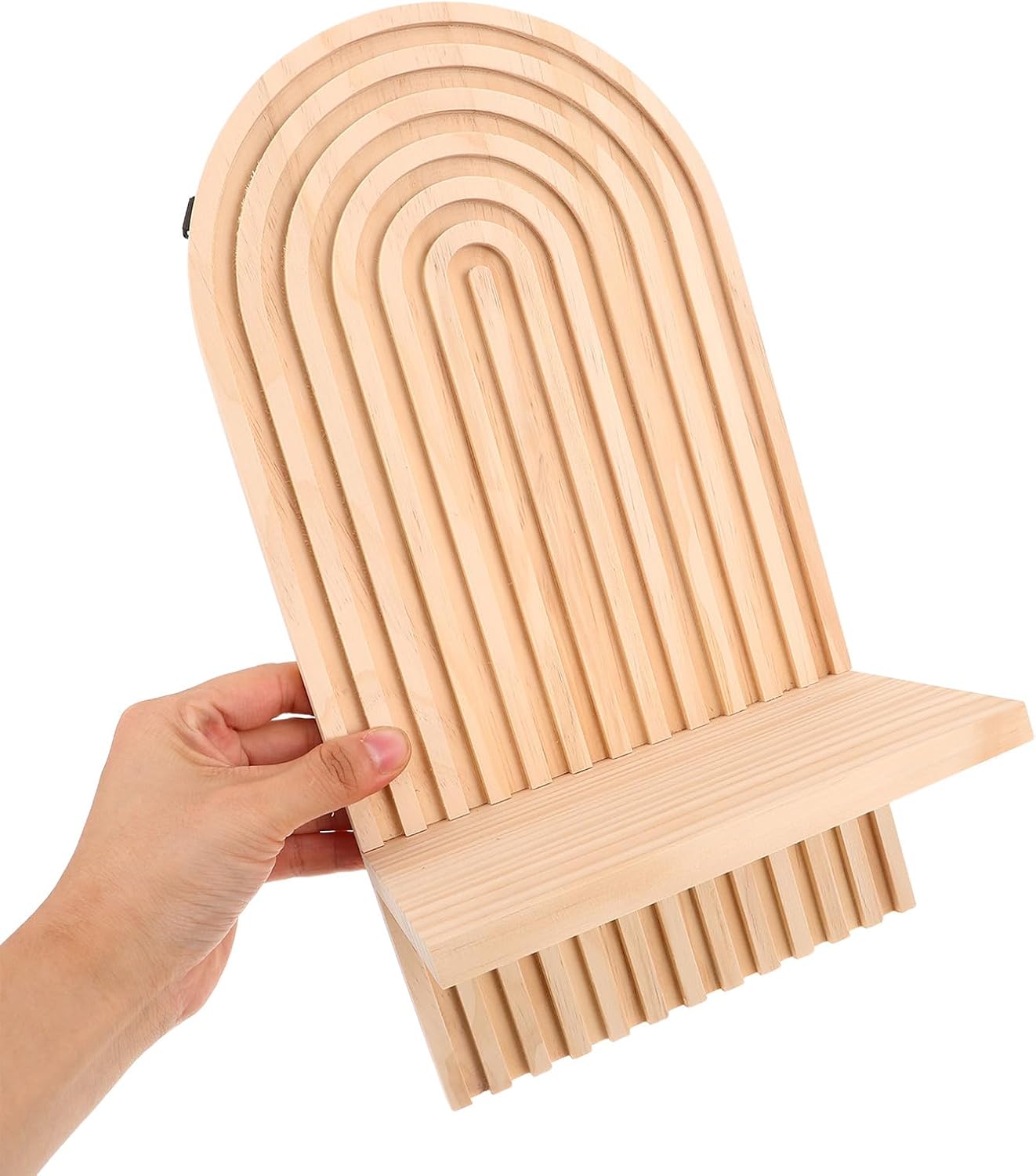 YARNOW Wooden Wall Candle Sconce for Tapered Candles Natural Wood Material for Living Room Aromatherapy and Home Décor