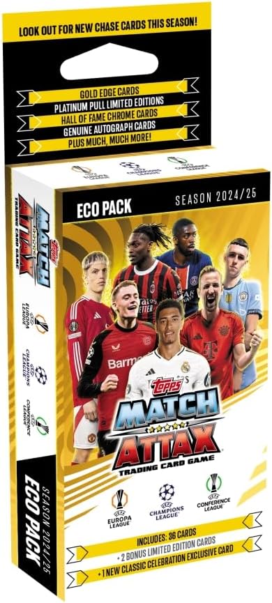 Eco Pack Match Attax Cards Ucl 24-25