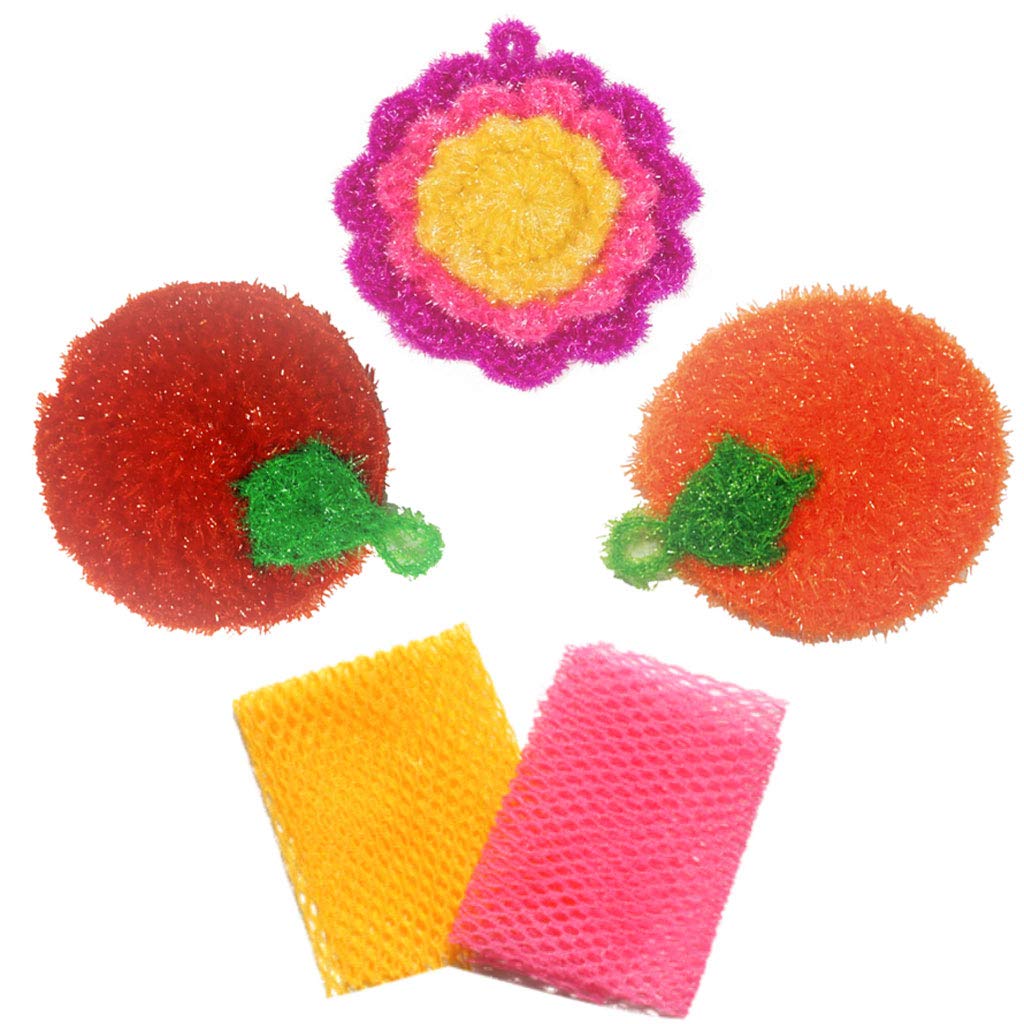 Dish Scrubber for Dishwashing, MultiUse NonScratch Scrubber Dish Sponge, Cleaning, No Mildew