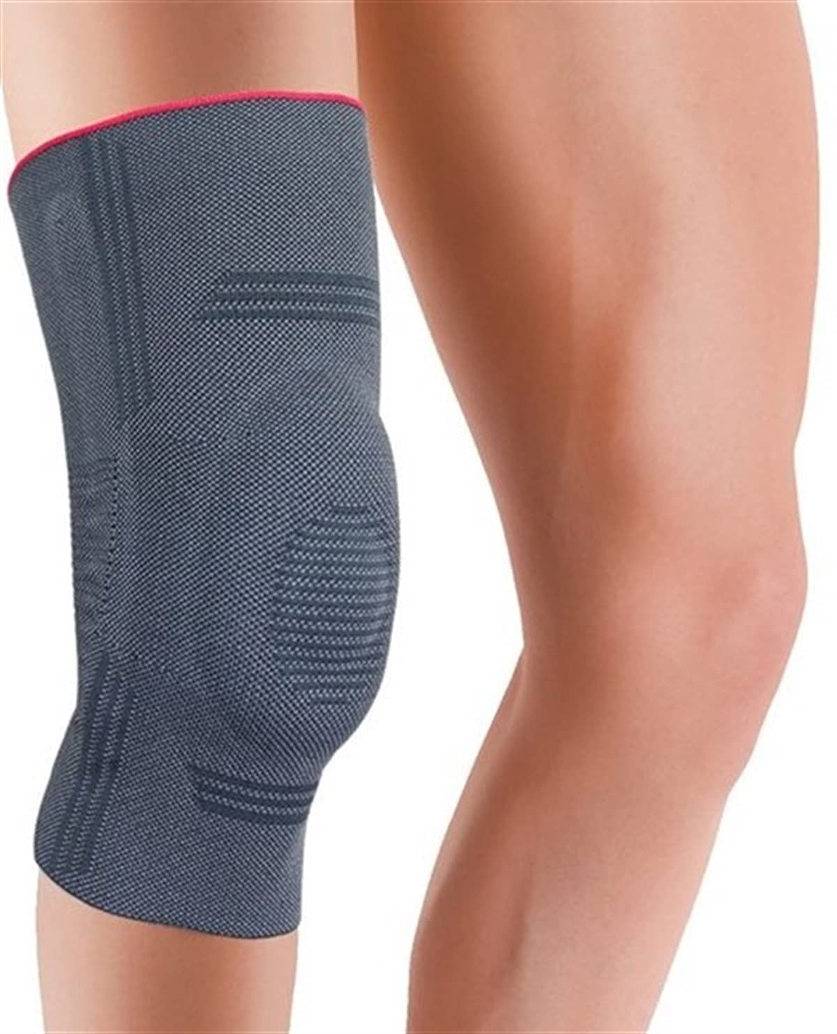 WEHR Genucare Comfort C Knee Compression Sleeve for Knee Pain Relief – Optimal Knee Support with Patella Silicone and Soft Splints – Ideal for Arthritis, Post-Operative – Stabilizes Knee Cap and Joint (XXXX-Large)