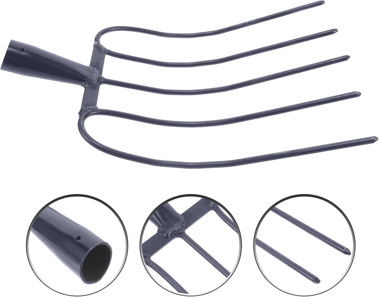 Baluue Handheld Manure Fork Grass Fork for Home Gardening Versatile Agricultural Implement Efficient Cleanup Tool for Manure and Grass Areas for Use