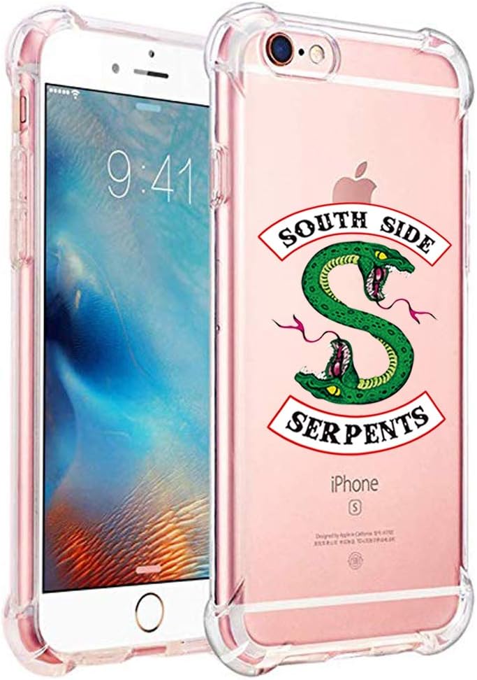 Riverdale Phone Case for iPhone 6s and iPhone 6, Shock-Absorption Bumper Cover, Anti-Scratch Clear Back