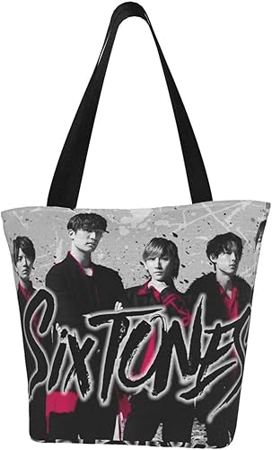 Amazon Sixtonesストーンズ 4 おしゃれ グッズエコバッグ レディース 帆布 トートバッグ レジ袋 肩掛け 防水 多機能 手提げバッグ 軽量 携帯便利 繰り返し使用 大容量 生活雑貨 水洗い可 Bingfone エコバッグ 買い物バッグ Amazon Sixtonesストーンズ 4 おしゃれ グッズエコバッグ レディース 帆布 トートバッグ レジ袋 肩掛け 防水 多機能 手提げバッグ 軽量 携帯便利 繰り返し使用 大容量 生活雑貨 水洗い可 Bingfone エコバッグ 買い物バッグ