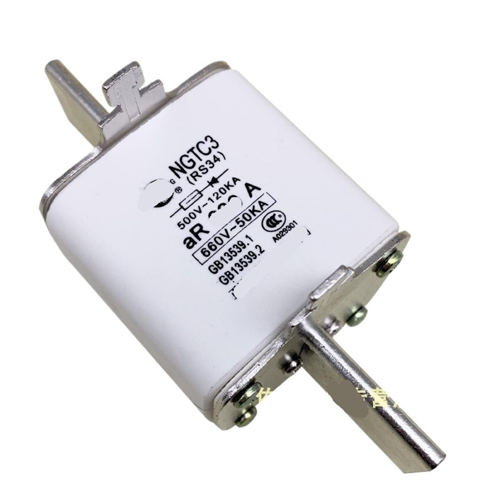 Fusible rápido NGTC3 RS34 de 500 V/660 V con Contacto de Cuchilla aR, 400 A, 500 A, 630 A y 800 A(400A)