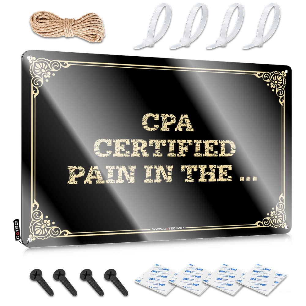 Tin Metal Decor Clock Wall Decor | Cpa Certified Pain In The Awesome For Home Bar Home(30X40CM)