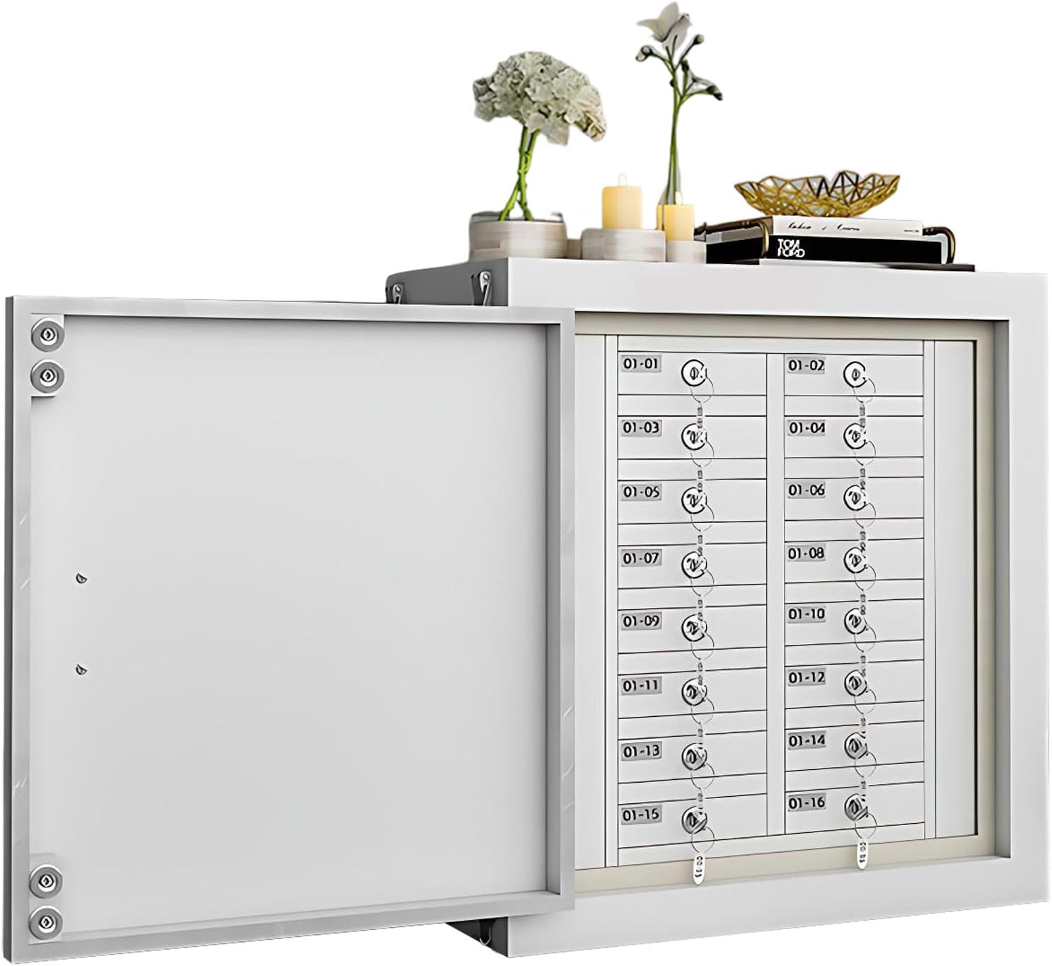 SHAHRYAR Physical Shielding Cabinet,Steel Faraday Box Cabinet,Thickened, Heated Galvanized Lead Plate,Key Included,for Schools, Workplaces, Offices and Homes 10squares