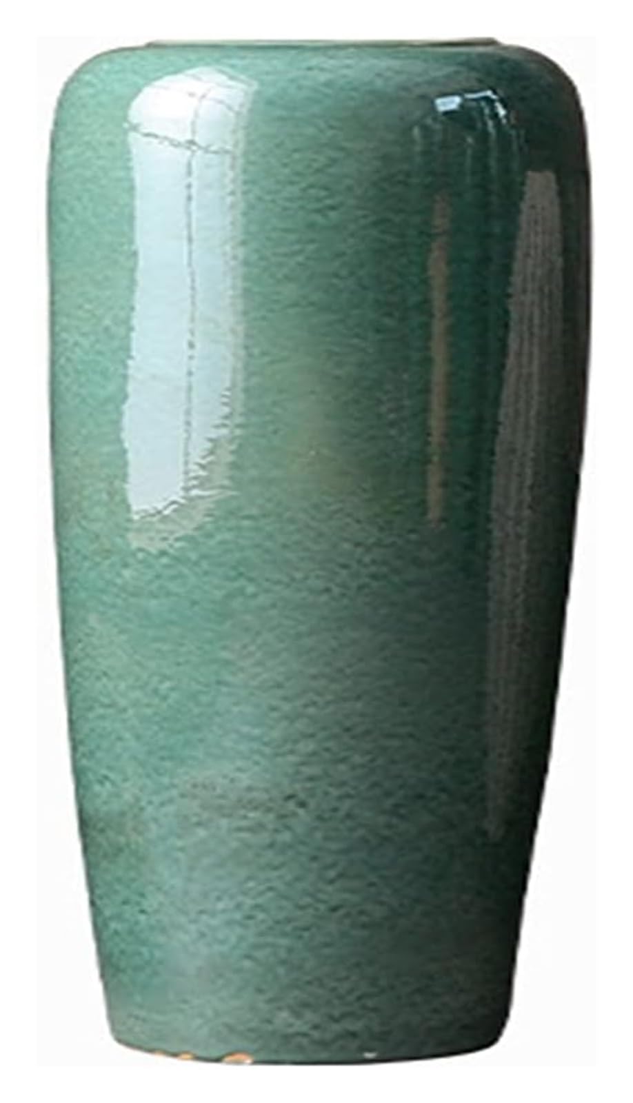 asdchZen Vase Ceramic Vase, Modern Style Living Room Ornament Retro Pottery Jar Floor Large Size Vase, Countertop Decor, Green -Grn-24 * 40 Cm,Grn-24 * 60cm