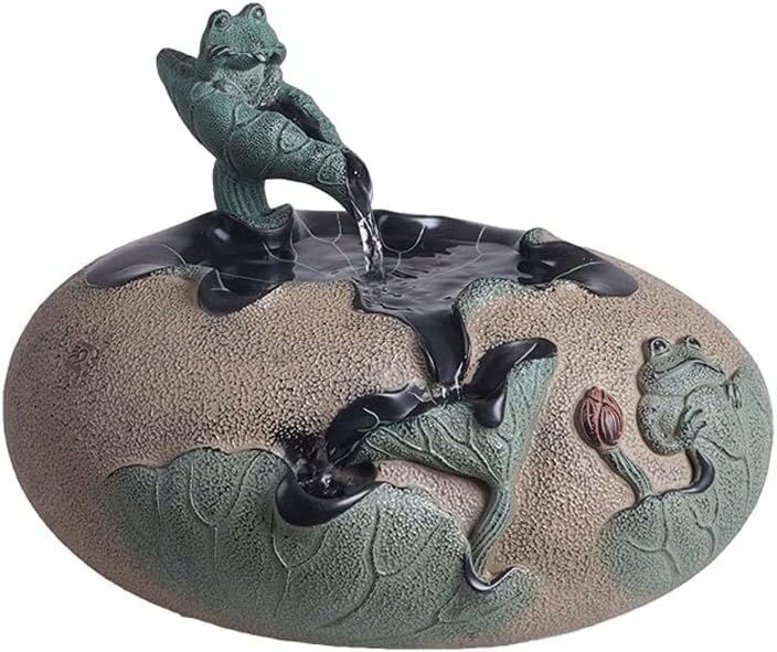 Tabletop Fountains Tabletop Fountain Modern Chinese Style Flowing Water Desktop Fountain Office Desk Lucky Waterfall Decor Fountain Interior Decoration Fountain Indoor Water Fountains