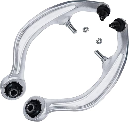 Miniatura 691 de Detroit Axle - Kit de brazos de control de extremo delantero RWD para Dodge Ram 03-06 2500 3500, 2 brazos de control superior con rótula 2 varillas