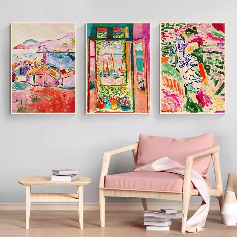 Affiche Henri Matisse fenêtre ouverte Collioure pour mur vide