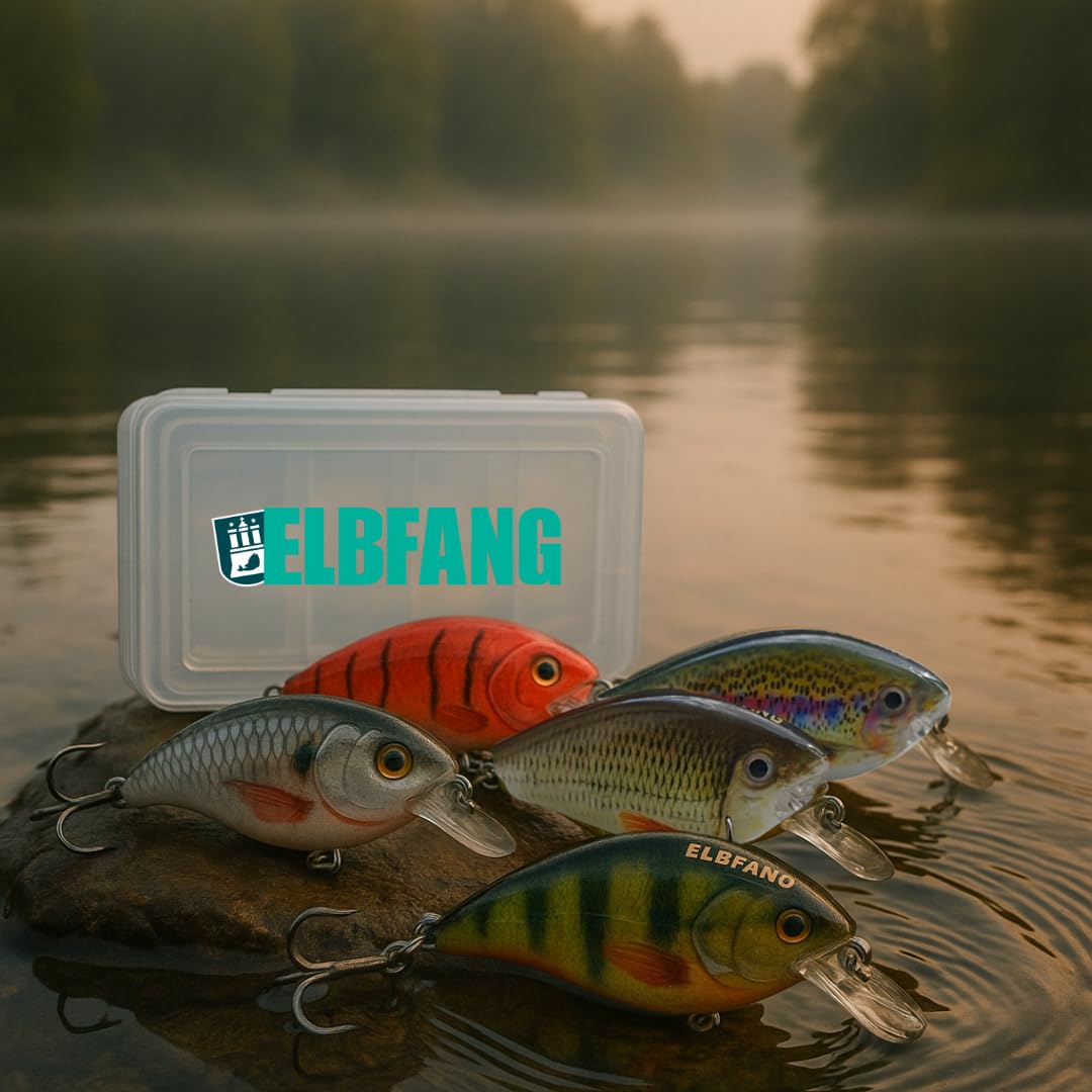 Crankbait zestaw woblerów | 13 g | 7,5 cm | przynęta wędkarska na okonie szczupaki | zestaw sztucznych przynęt