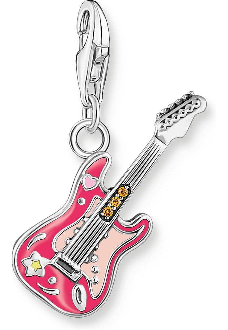 THOMAS SABO Zawieszka charm gitara elektryczna srebrna